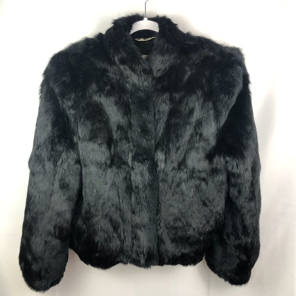 Wilson leather rabbit fur coat Clearance
